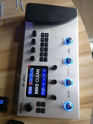 Sliver Colour M-Vave Mk 300 Guitar Effect Processor With Inbulde
