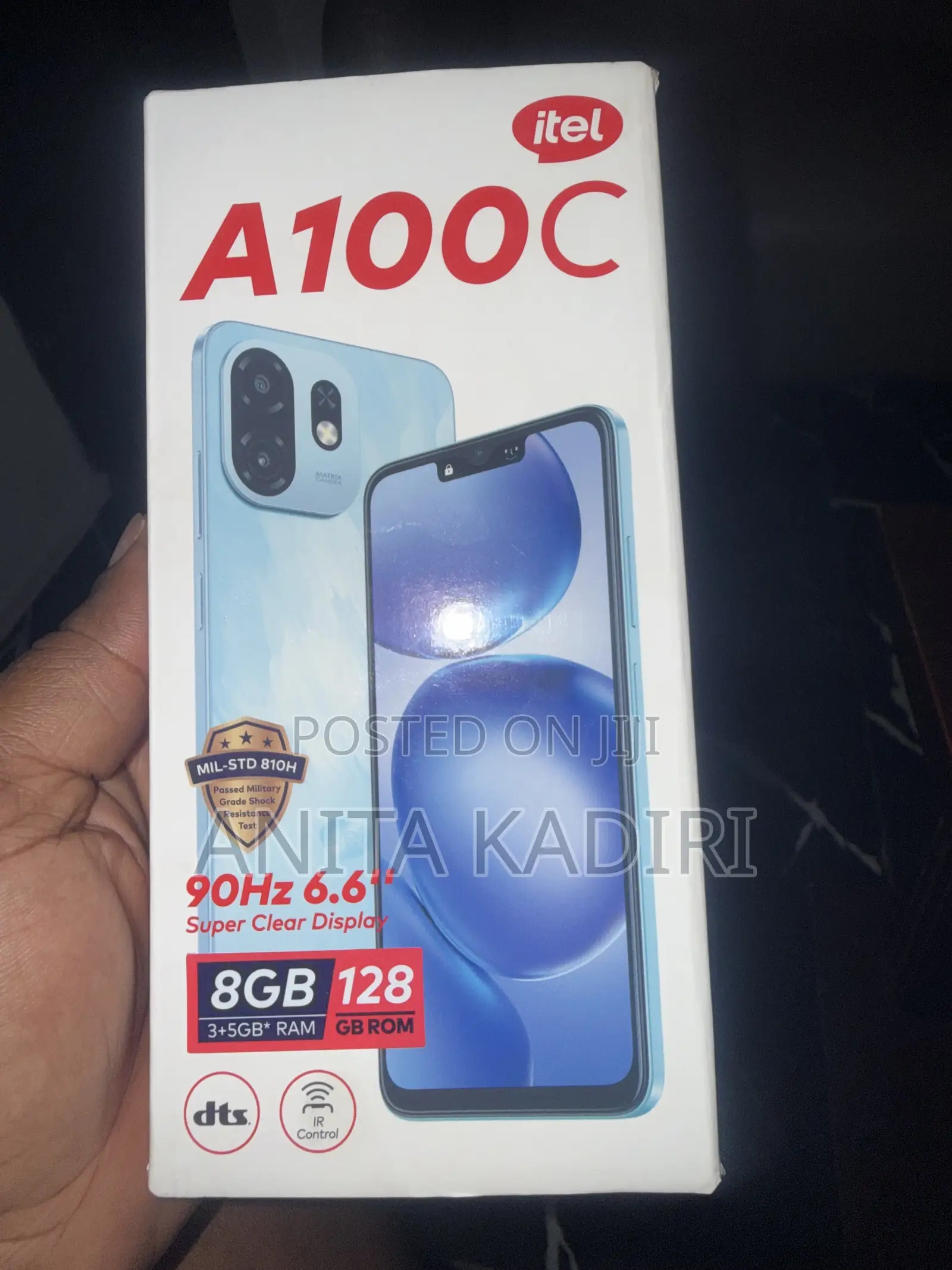 New Itel A100C 128 GB Black