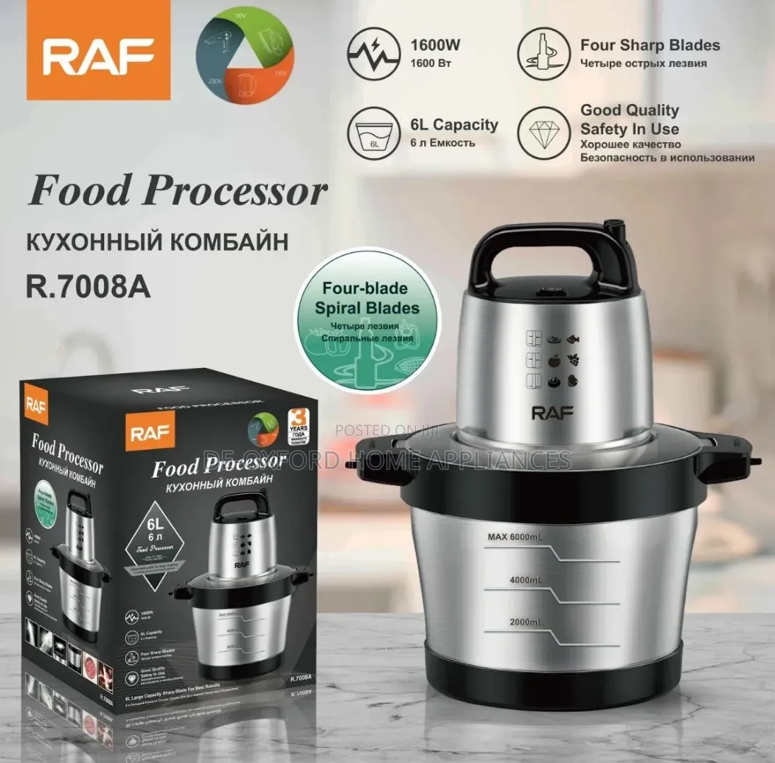 Raf 6litres Yam Pounder Food Processor