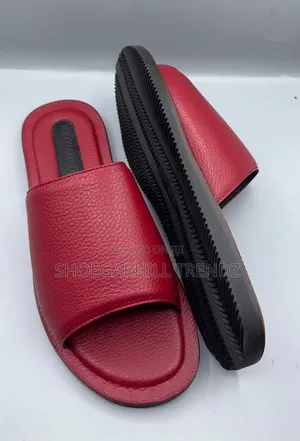 Men's Rocco Brunero Leather Criss Cross and Covered Slippers