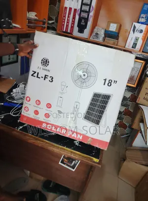 Rechargeable Solar Fan Come With Panel and Bob and Remote