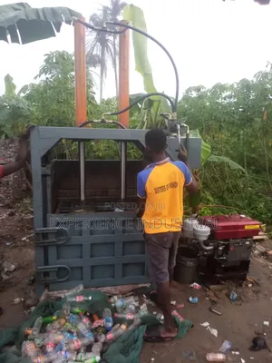 Industrial Plastic Recycling Bailing Machine (Locally Fabricated)