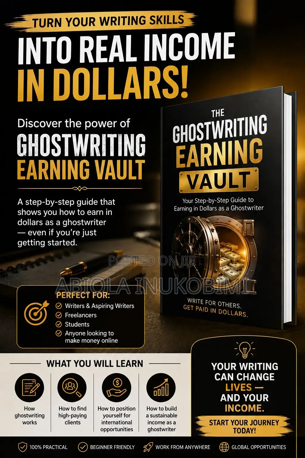 Ghost Writing Earning Vault