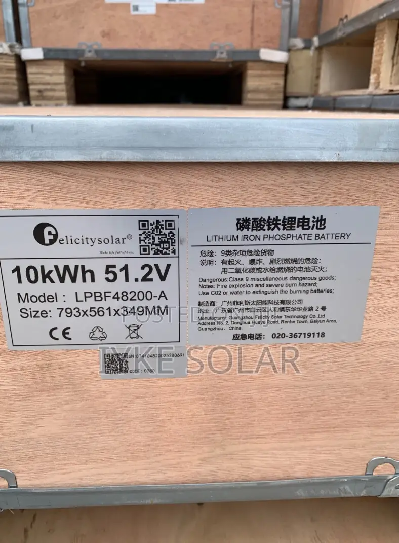 10kwh Felicity Lithium Ion Battery