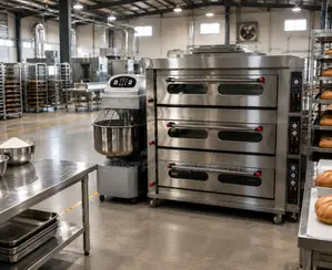 3 Deck 9 Trays Gas Oven