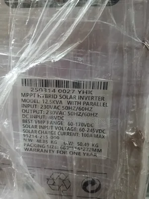 12.5kva Yohako Hybrid Inverter