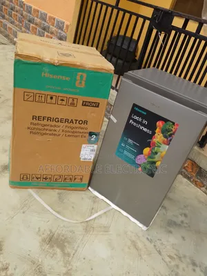 2 Selves Hisense 90l Refrigerator Gray Color