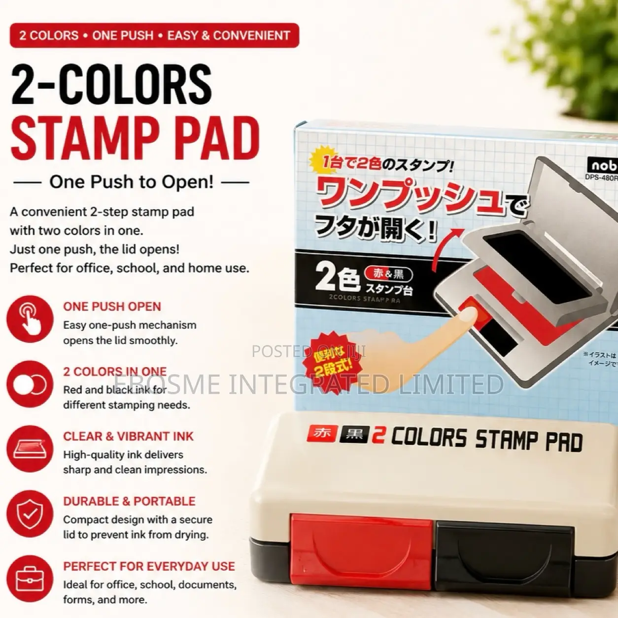 Two Color Stam Pad