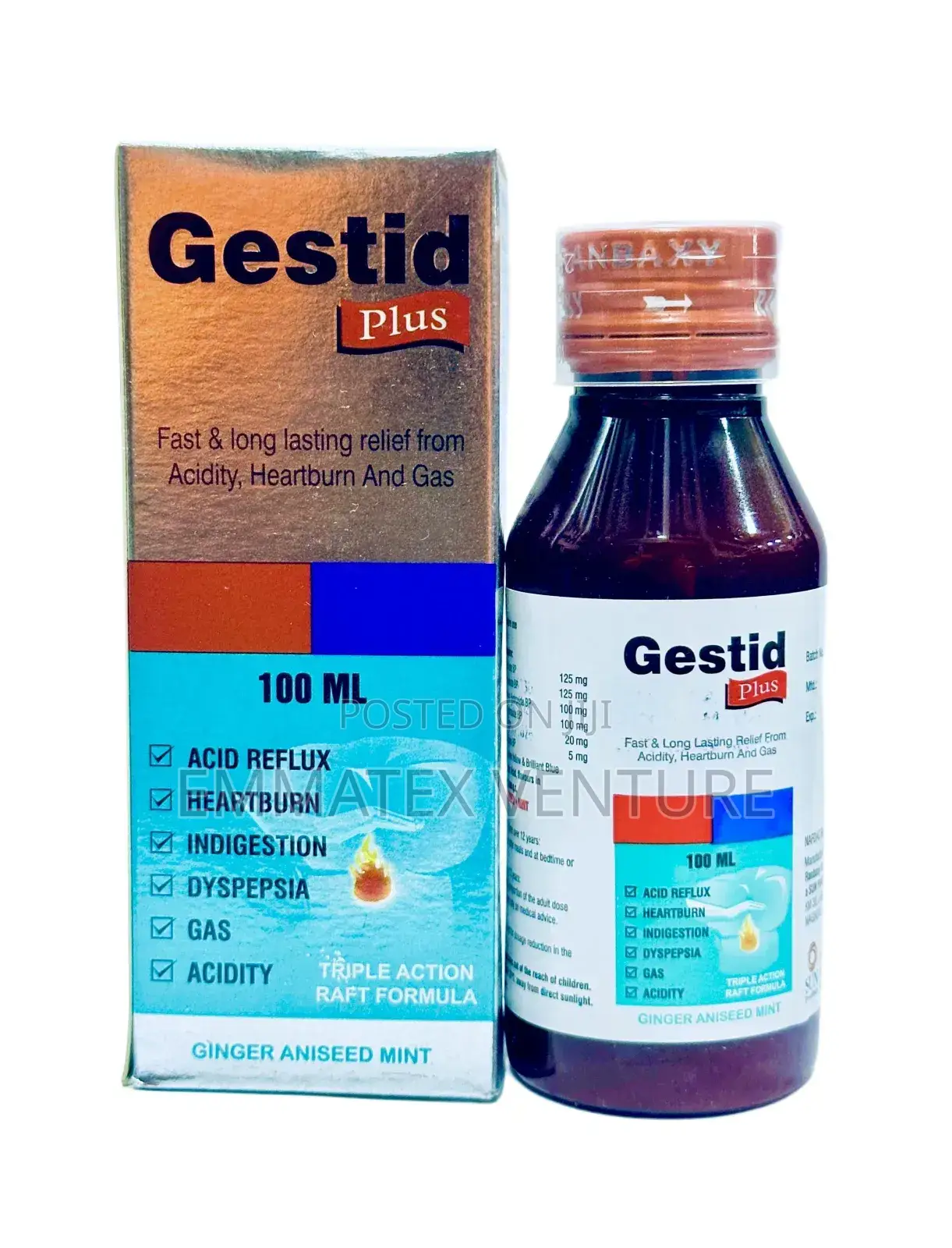 Gestid Plus Suspension Triple Action X100ml