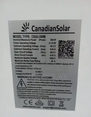 350watts Solar Panel (60 Cells)