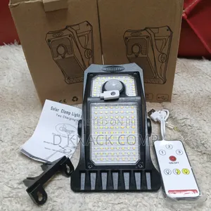Leds Solar Motion Sensor Light With Clip, 3 Modes