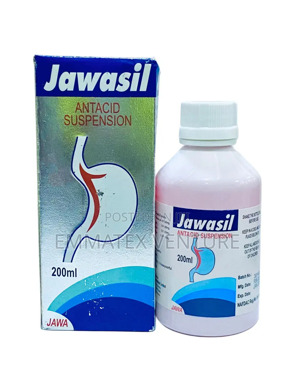 Jawasil Suspension (Antacid) X200ml