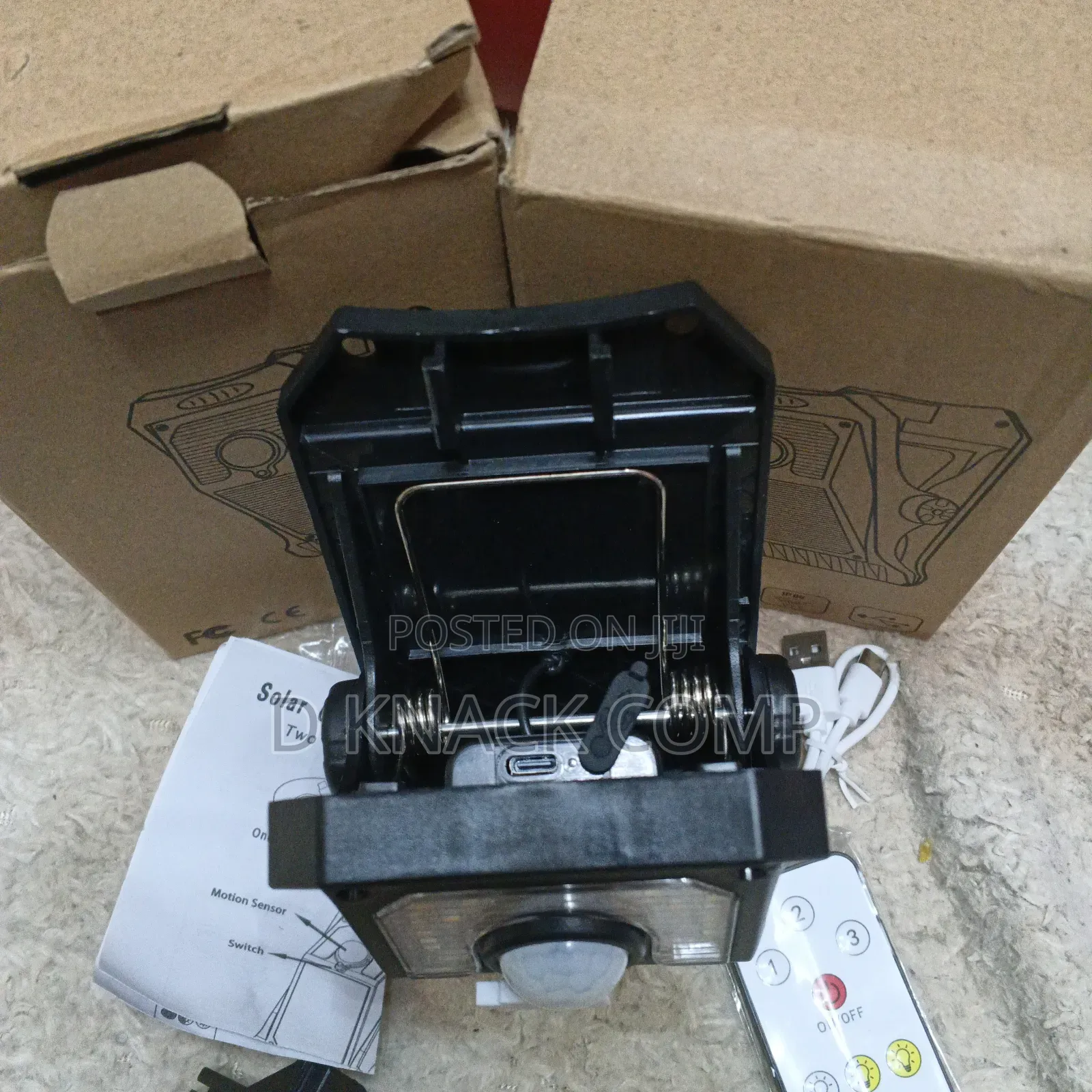 Leds Solar Motion Sensor Light With Clip, 3 Modes