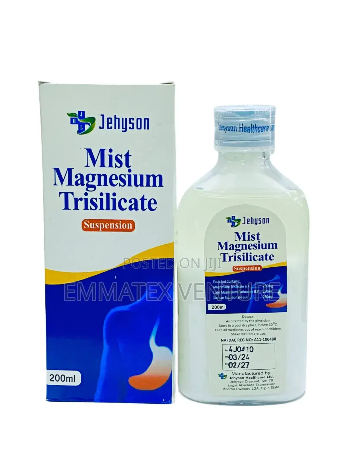 Jehyson Mist Magnesium Trisilicate 200ml