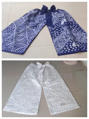 Adire Fabrics, Tshirts , Boubou and Baggy Trousers