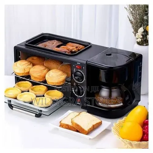 3 in 1 Breakfast Maker,Oven, Griller, Coffee Maker.