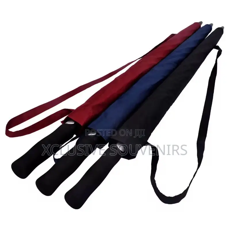 Custom Logo Windproof Straight Handle Heavy Duty Eva Handle Umbrella