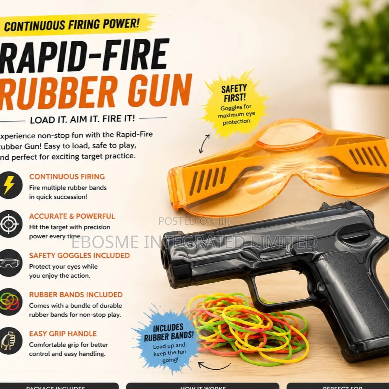 Rapid Fire Rubber Gun