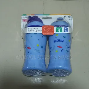 Nuby Straw Popup Bottles