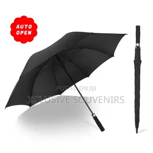Custom Logo Windproof Straight Handle Heavy Duty Eva Handle Umbrella