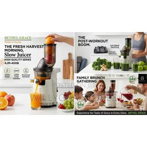 Bethel Grace Fully Automatic Slow Juicer - 400w