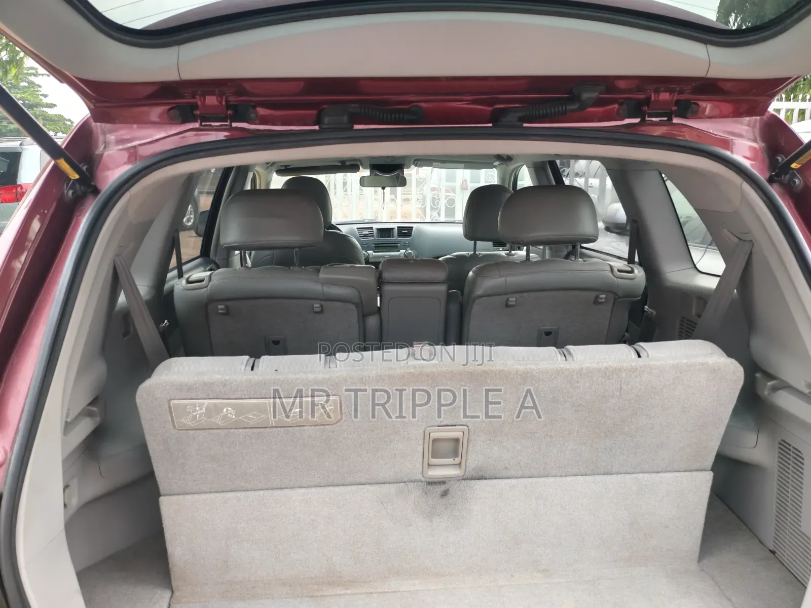 Toyota Highlander 2008 Red