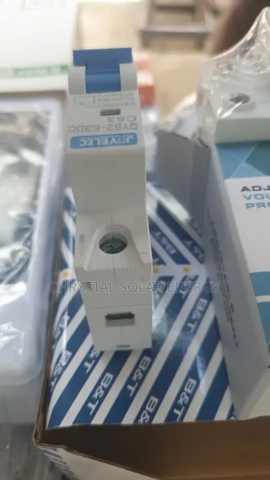 Chint Single Pole Dc Circuit Breaker Switch for Solar Installation
