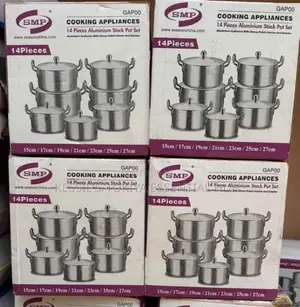 14pcs SMP Aluminium Pot Set