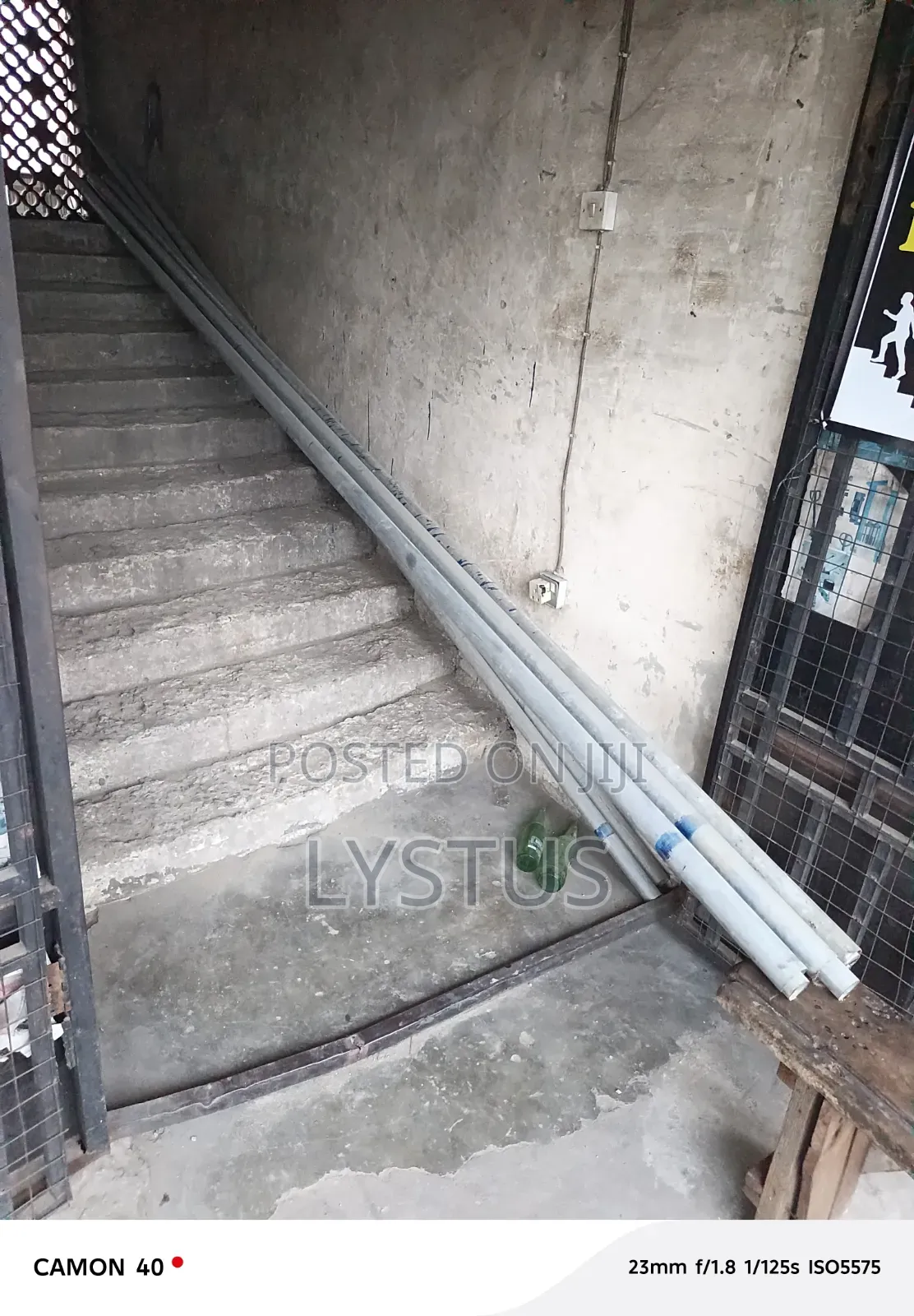 2" Galvanized Pipe 1.5mm X5.4m Length= 9000