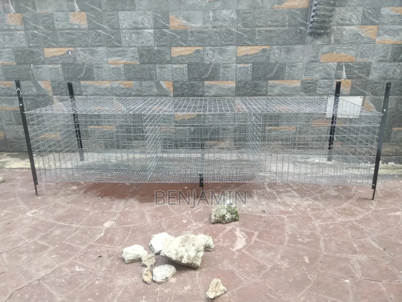 Standard 3 Hutches Rabbit Cage