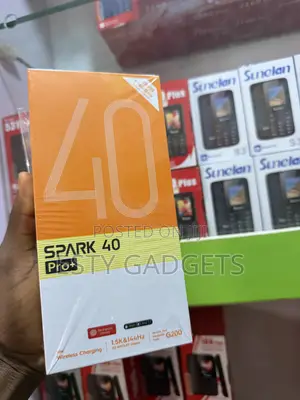 New Tecno Spark 40 Pro+ 256 GB