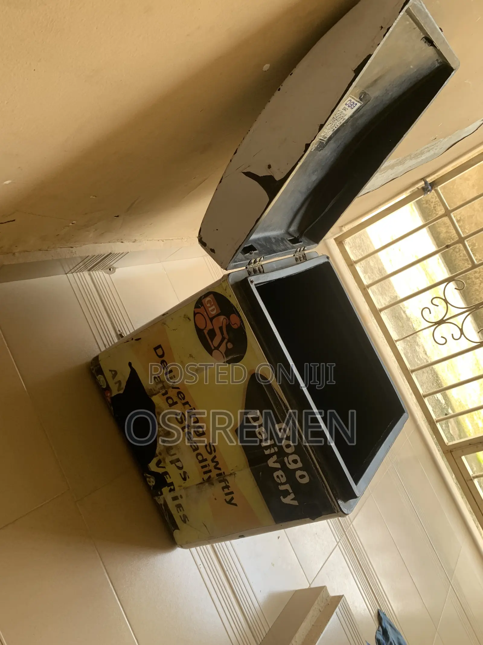 Used Helmet and Dispatch Box