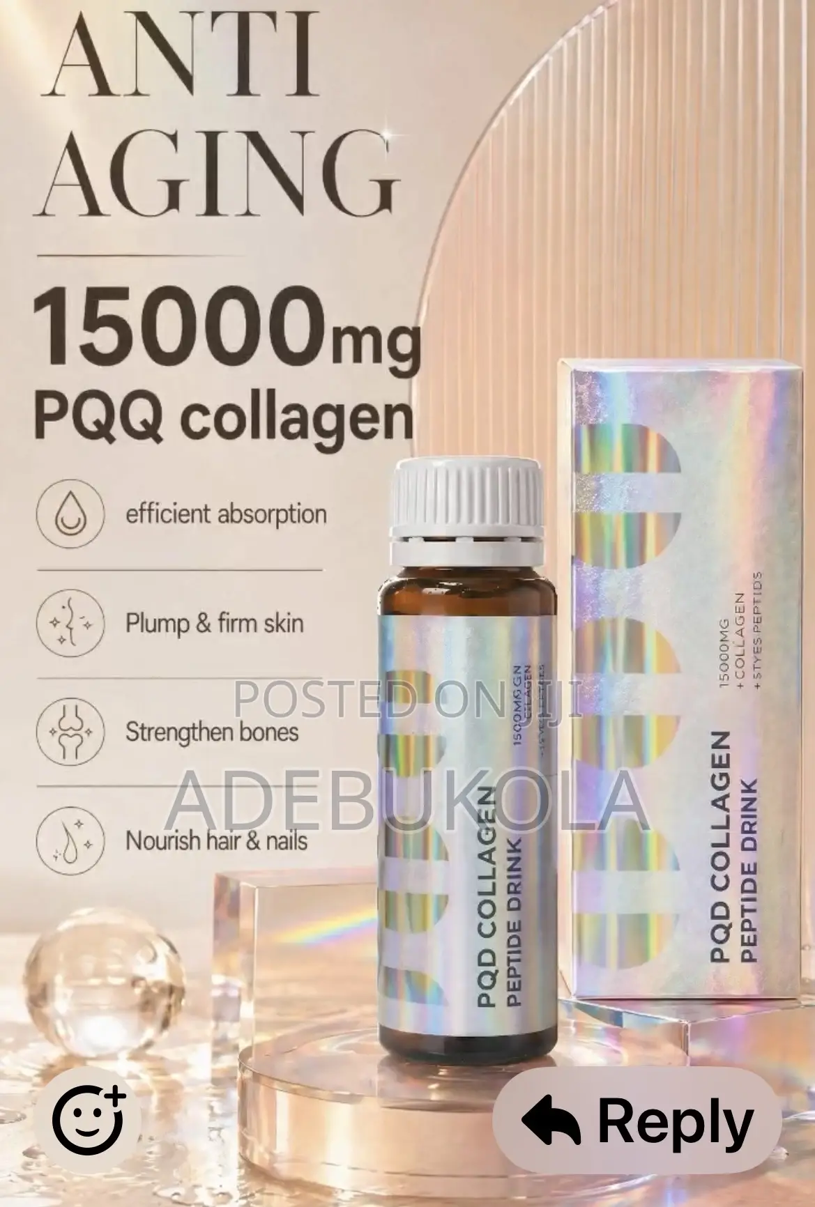 PQQ Cod Collagen Peptide Drink