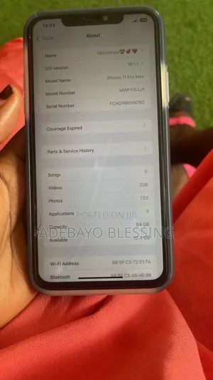 Apple iPhone 11 Pro Max 64 GB Gray