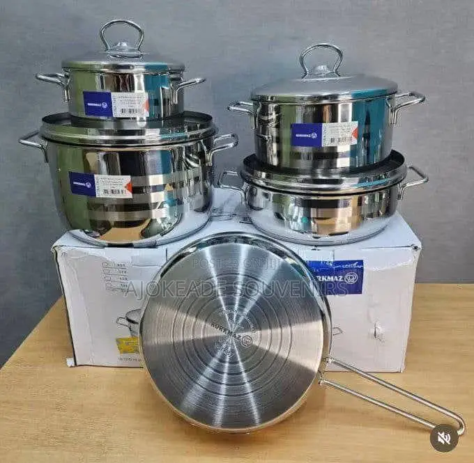 9pcs Stainless Steel Cookware Set