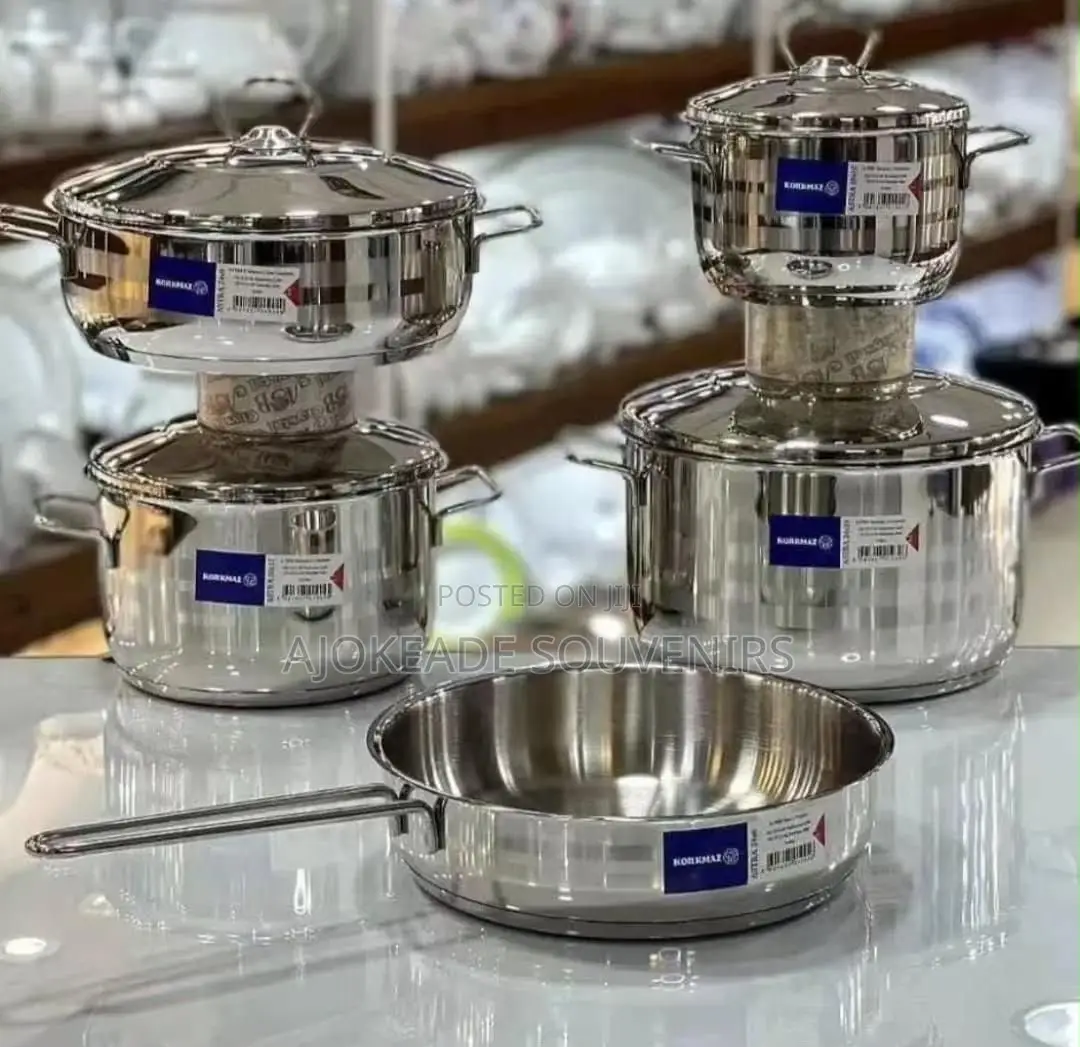 9pcs Stainless Steel Cookware Set