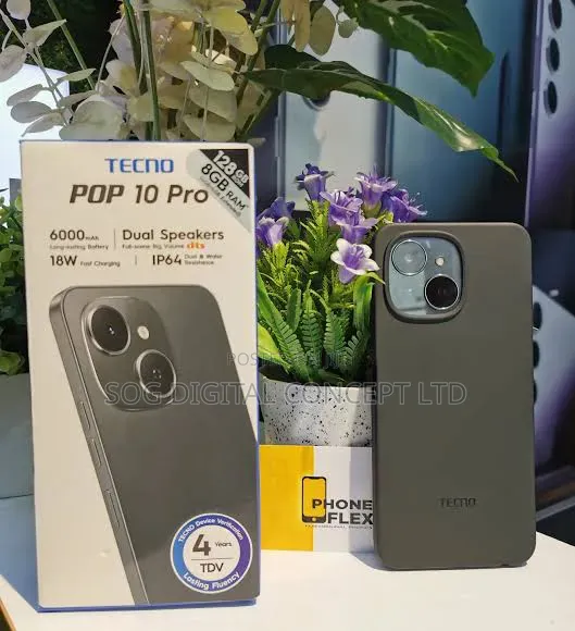 Tecno Pop 10 128 GB Black