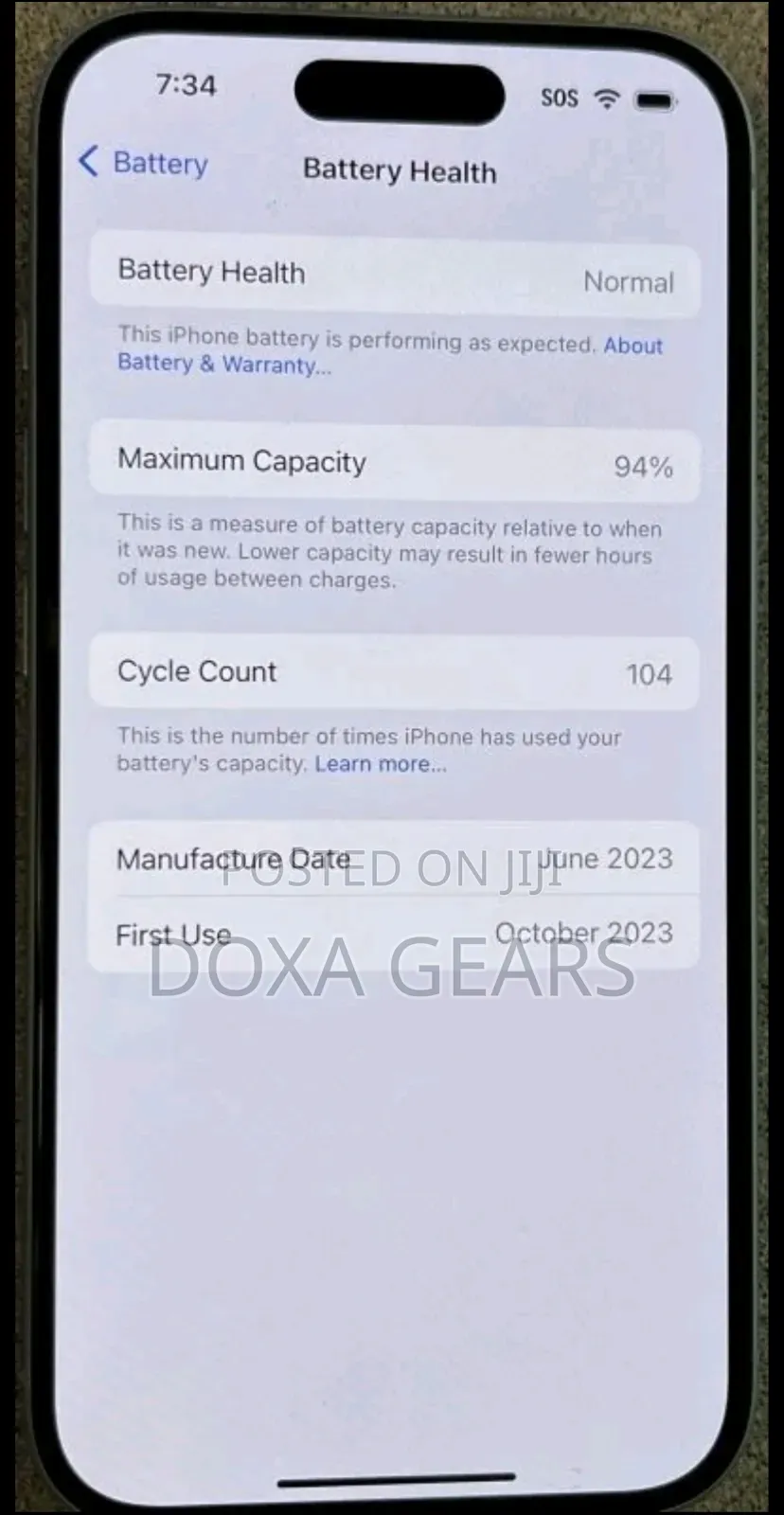 Apple iPhone 15 128 GB Blue