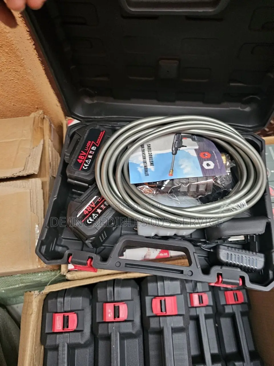Double Battery Pressure Washer