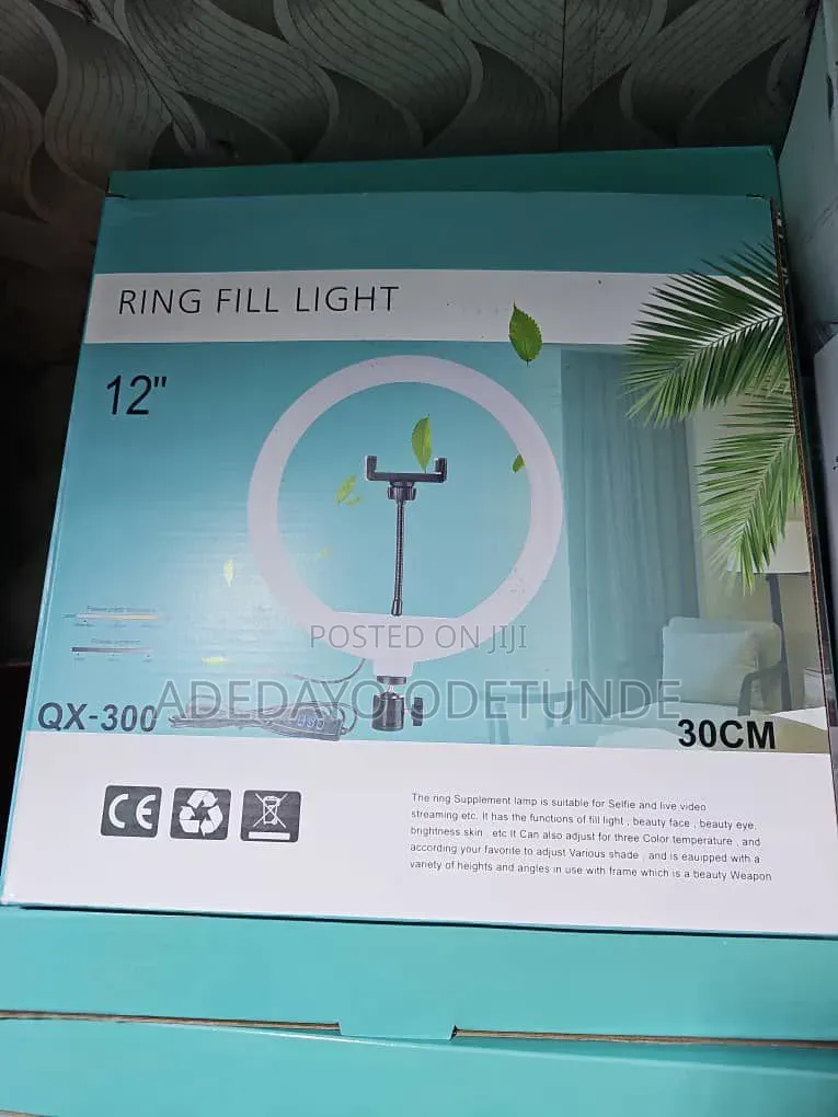 12 Inches Ring Light With Stand