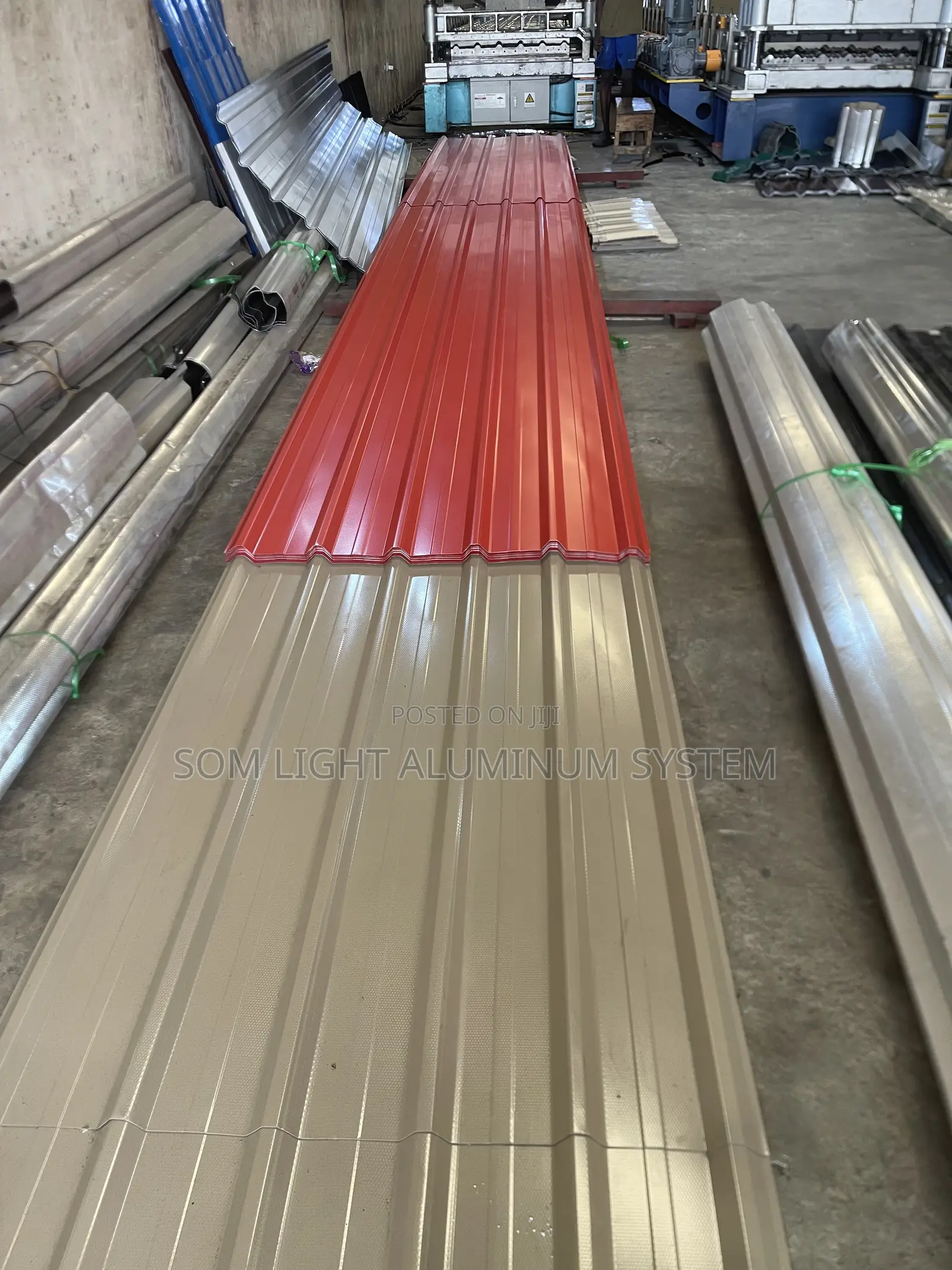 0.60 Red Aluminum Oven Bake Material