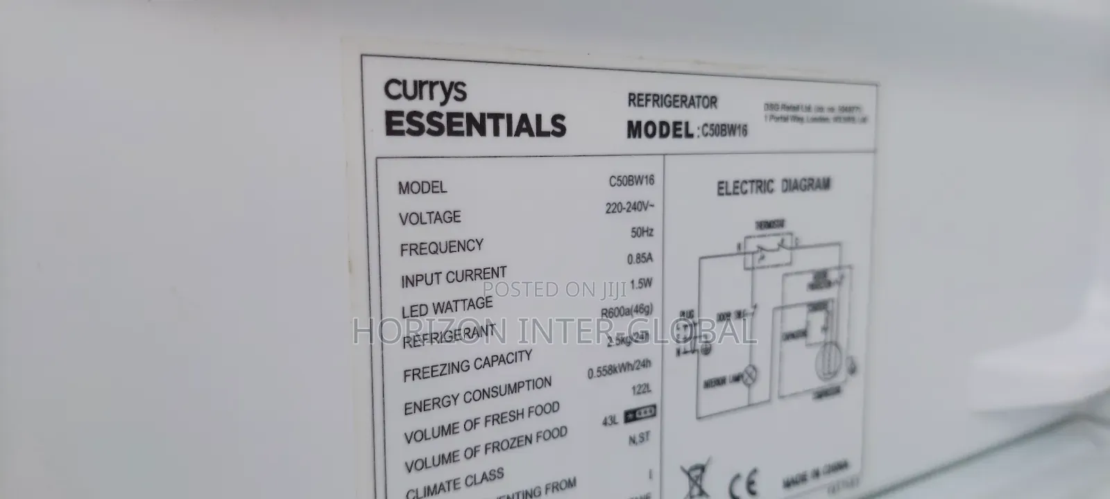 Curry Essentials 2 Doors Refrigerator