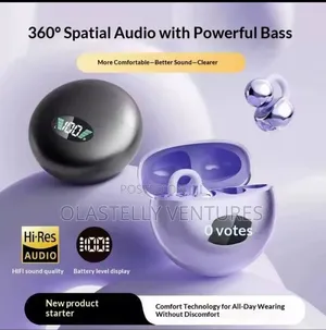 Wireless Clip-on Bluetooth Earbuds Premium Hifi T.