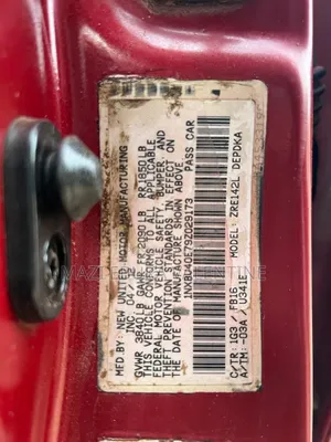 Toyota Corolla 2012 Red