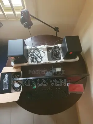 Studio Recording Items- Sound Card, Monitoring Speakers, Microphone
