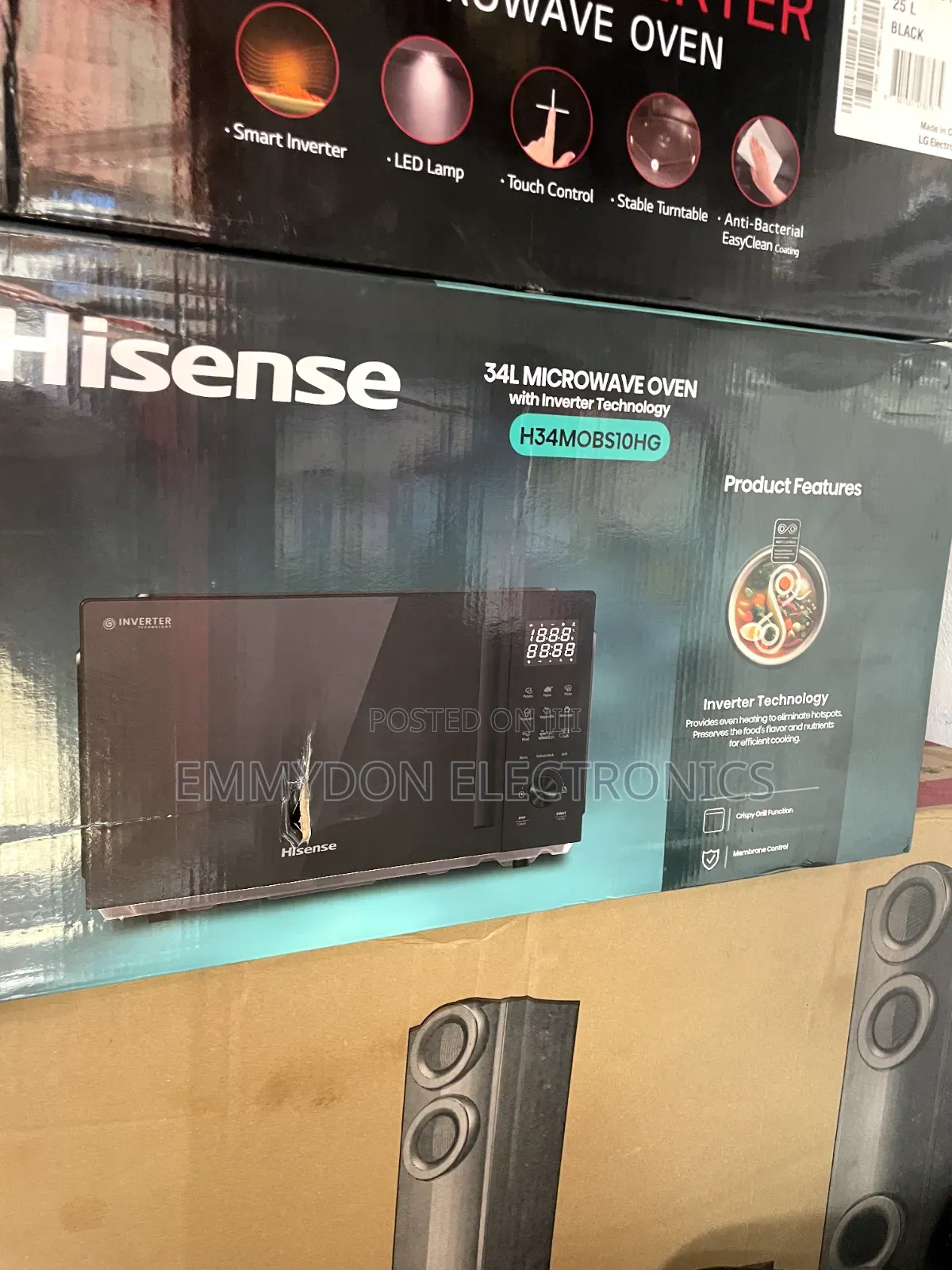 Hisense 34l Countertop Microwave Oven