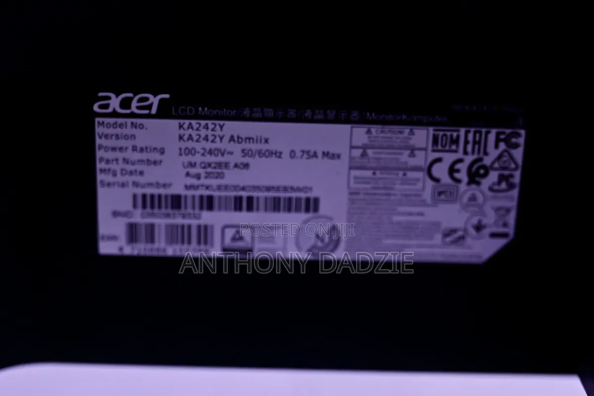 Acer Gaming Ips Frameless Monitor
