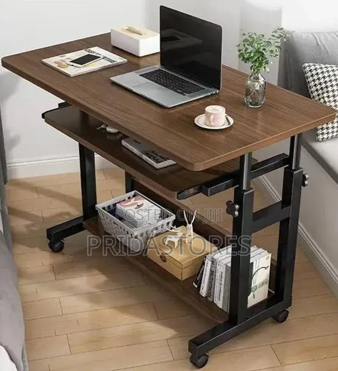 Adjustable Laptop Table With Drawer