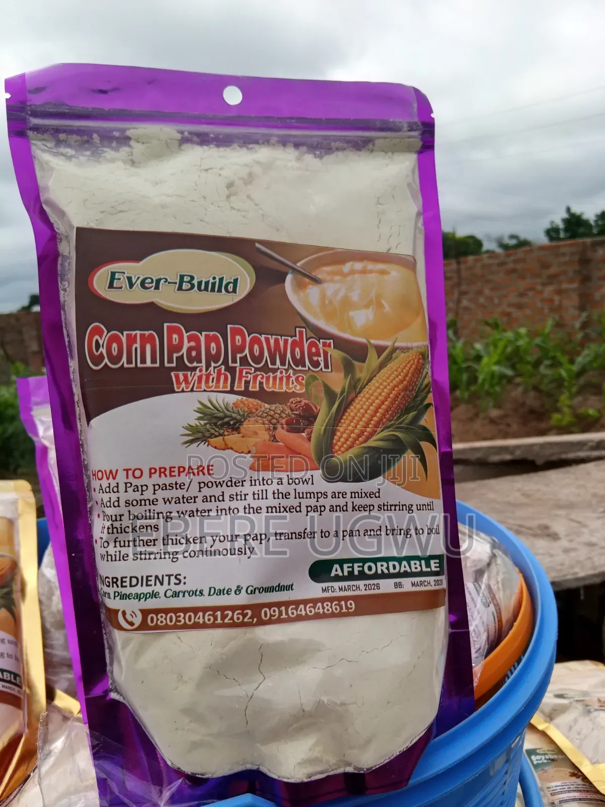 Corn Pap Powder With Fruits