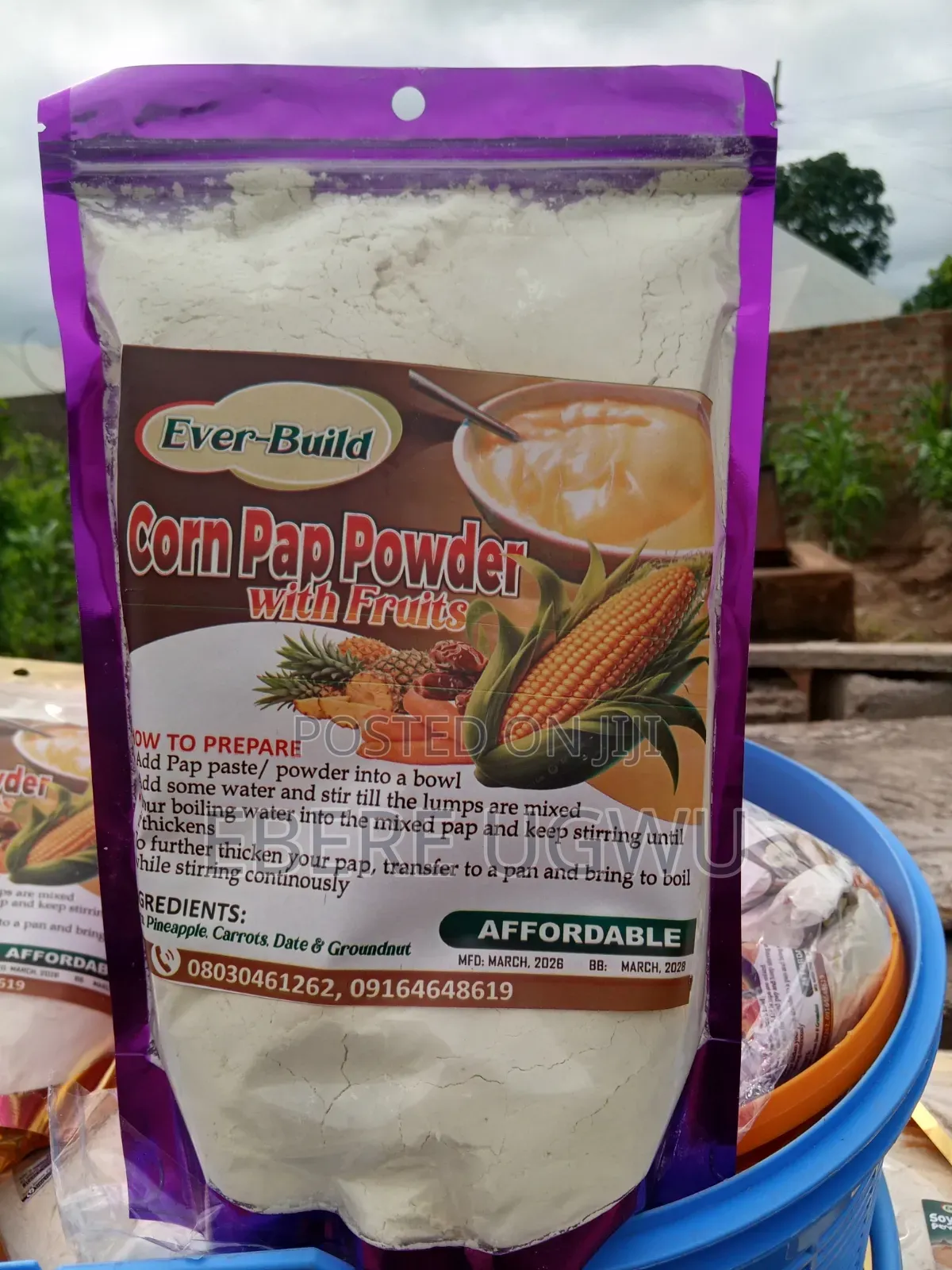 Corn Pap Powder With Fruits